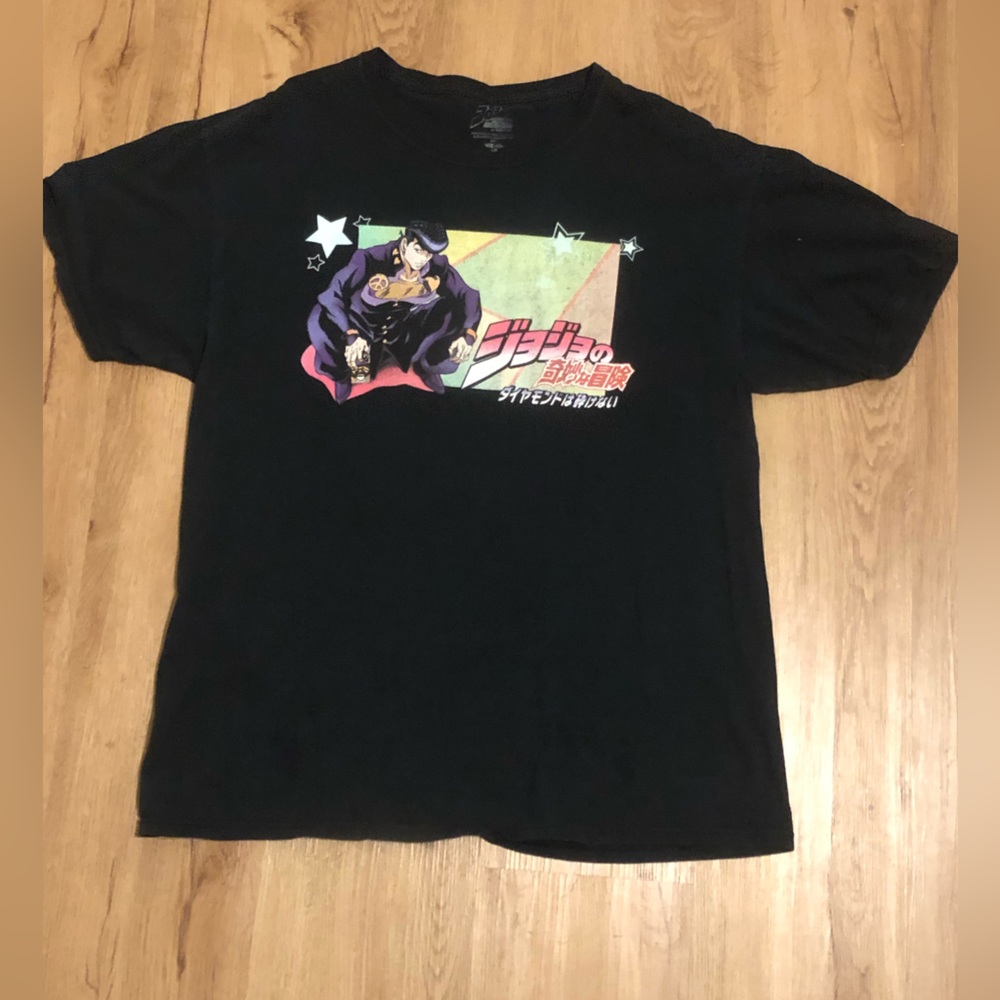 Size Large Black Jojo’s Bizarre Adventure Shirt.